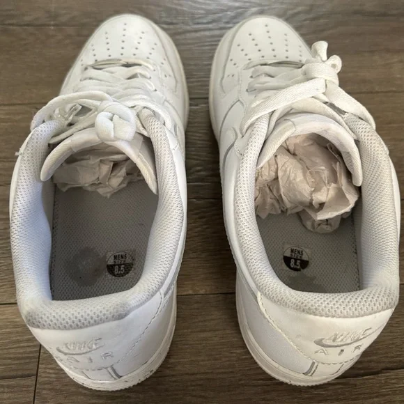 Men’s White Nike Air Force 1 ‘07 - Size US 8.5 - Picture 3 of 8